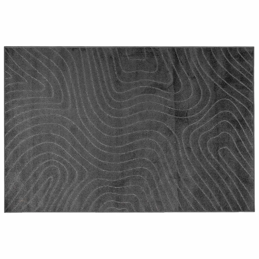Tapis de surface PALMERAS Anthracite 340 x 240 cm Polyester - 2