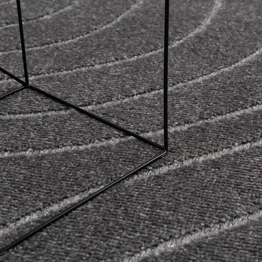Tapis de surface PALMERAS Anthracite 340 x 240 cm Polyester - 6