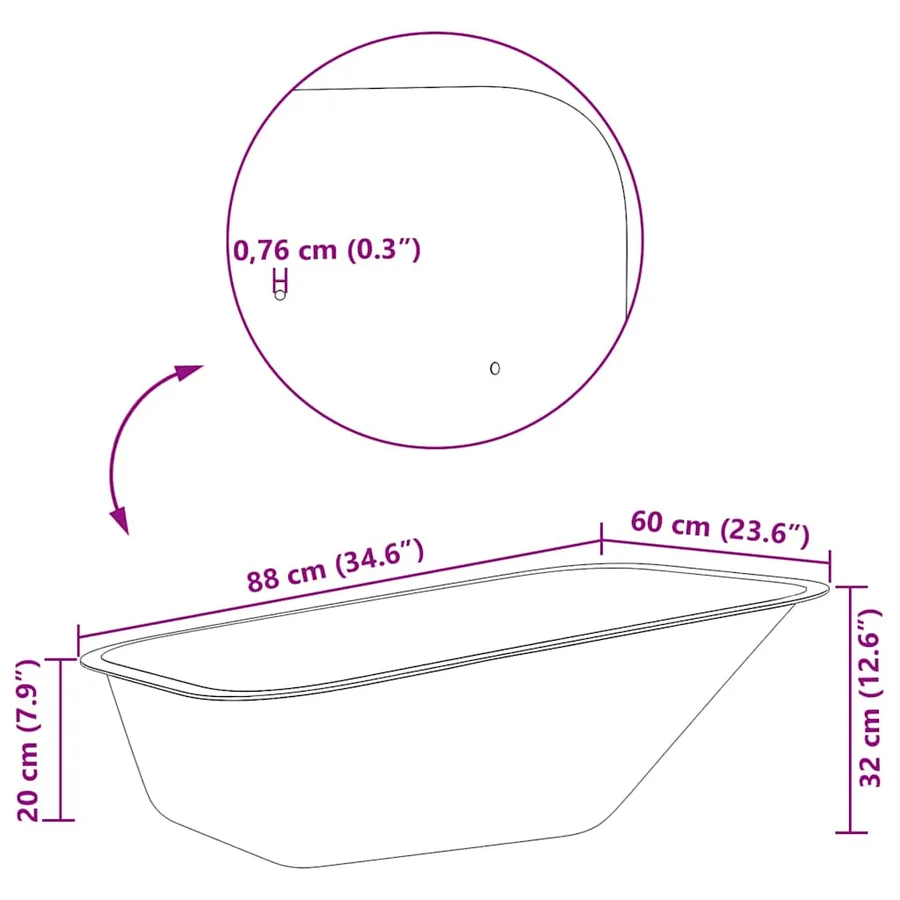Remplacement du plateau de brouette Argenté 88 x 60 x 32 cm - 11