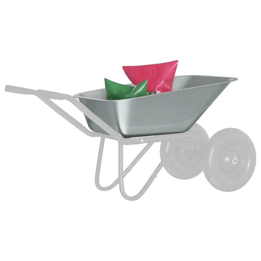 Remplacement du plateau de brouette Argenté 88 x 60 x 32 cm - 3