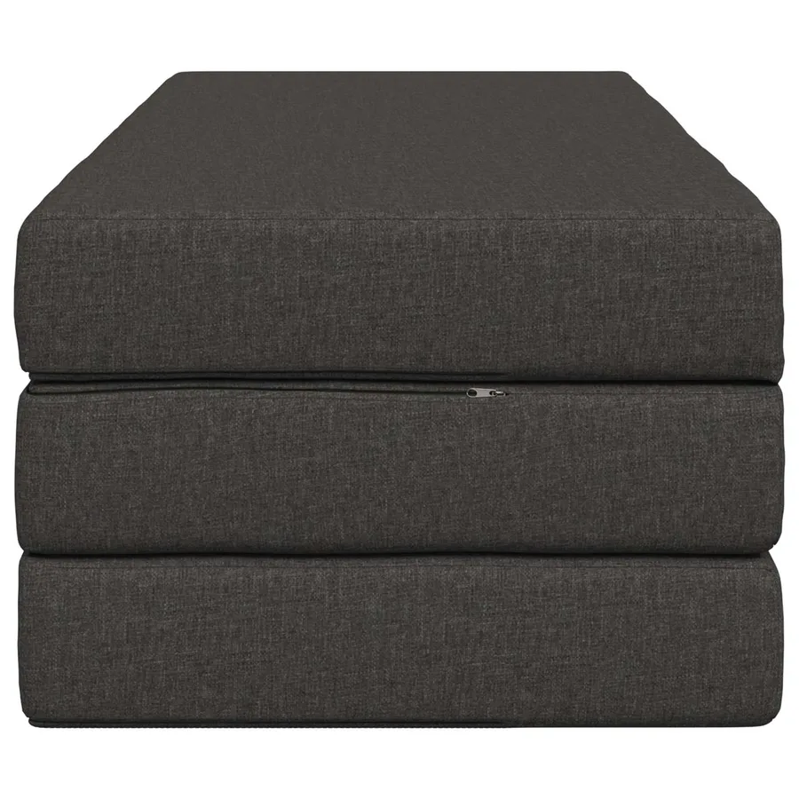 Canapé-lit pliable 120 x 67 x 45 cm Gris foncé - 4