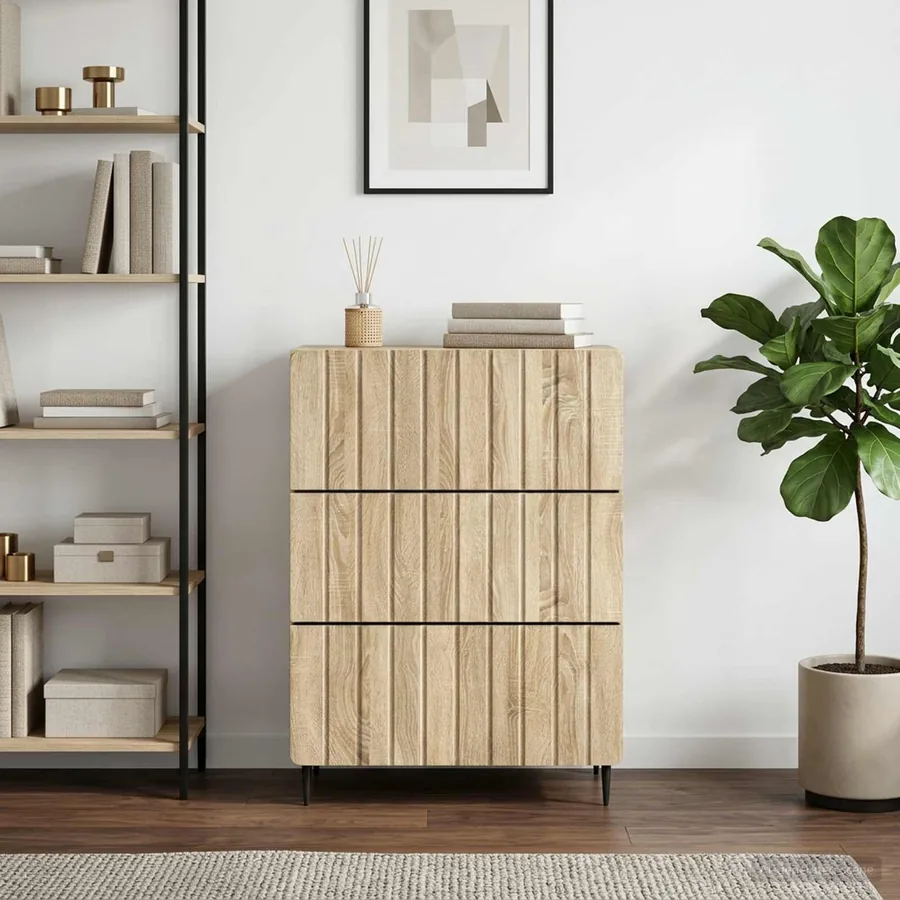 Armoire à tiroirs Chêne Sonoma 66 x 34,5 x 92 cm
