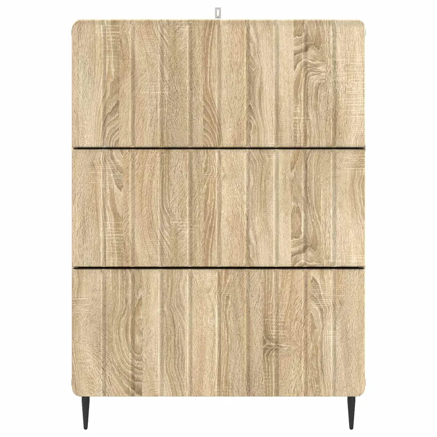 Armoire à tiroirs Chêne Sonoma 66 x 34,5 x 92 cm - 6