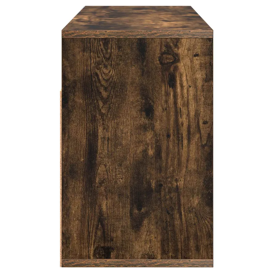 Basboard avec tiroir Chêne fumé 87 x 27,5 x 43 cm - 7