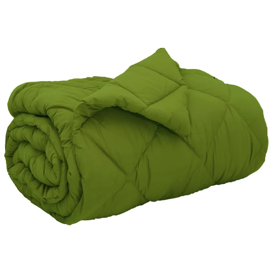 Duvet d'hiver Vert 155 x 220 cm Microfibre - 2