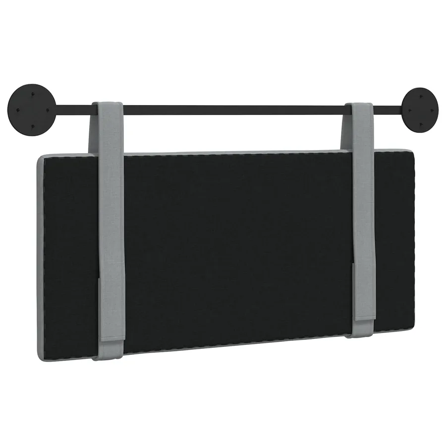 Tête de lit suspendue Gris clair Tissu - 7