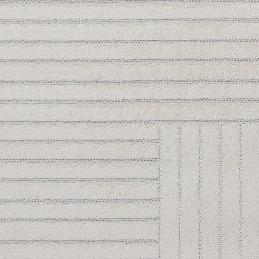 Tapis de surface Rond PALMERAS Crème Ø 200 CM Polyester - 5