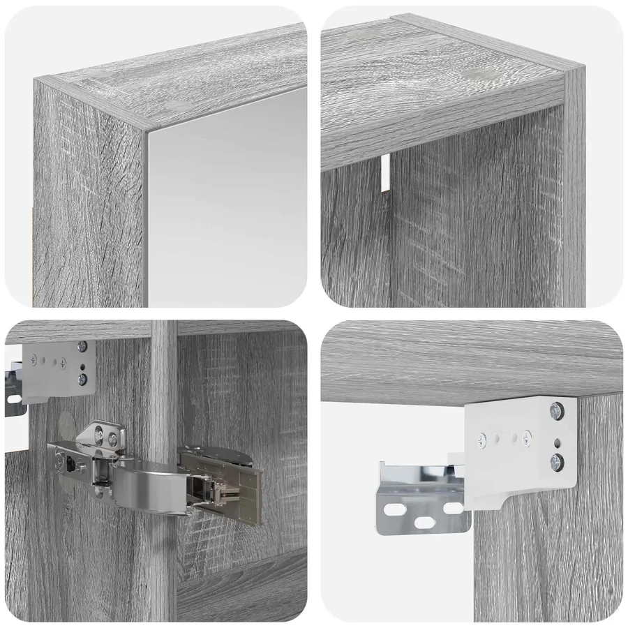 Ensemble de Meubles de Salle de Bain 3 pcs 130 x 14,5 x 70 cm - 10