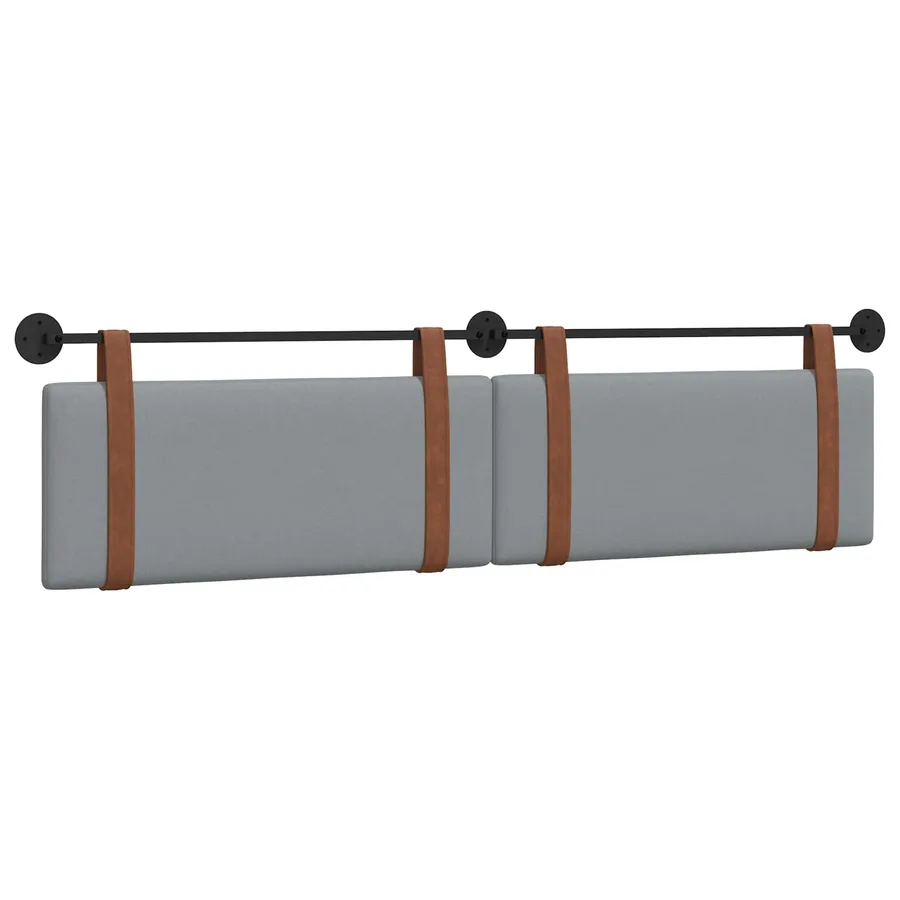 Tête de lit suspendue Gris clair PU antique - 2