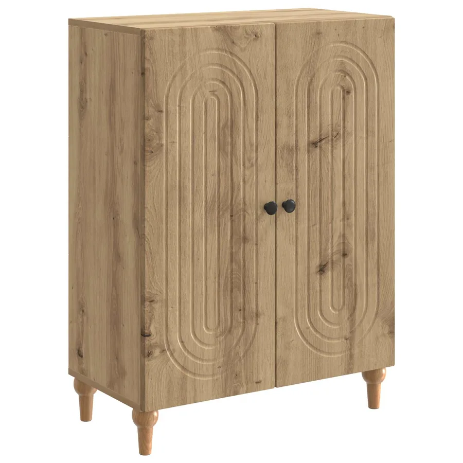 Buffet Chêne artisanal 66 x 34,5 x 90 cm Bois d'ingénierie - 2