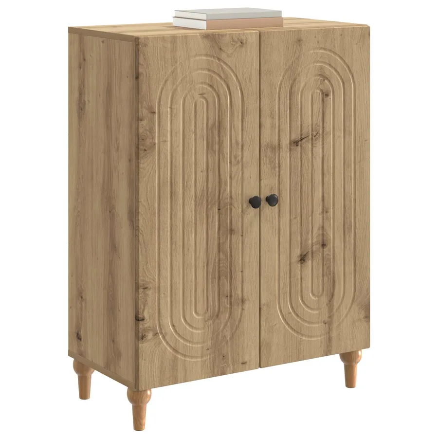 Buffet Chêne artisanal 66 x 34,5 x 90 cm Bois d'ingénierie - 3
