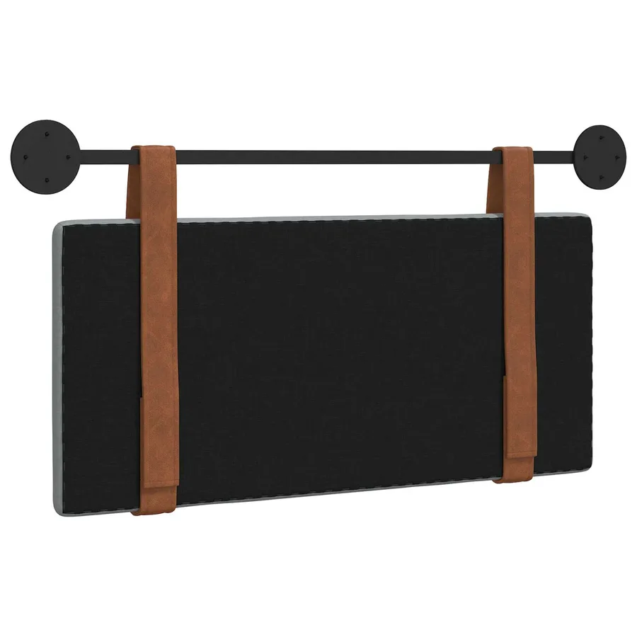 Tête de lit suspendue Gris clair PU antique - 7