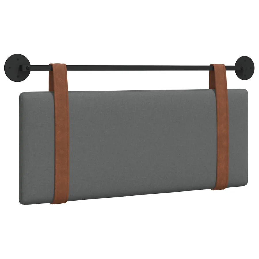 Tête de lit suspendue Gris foncé PU antique - 2