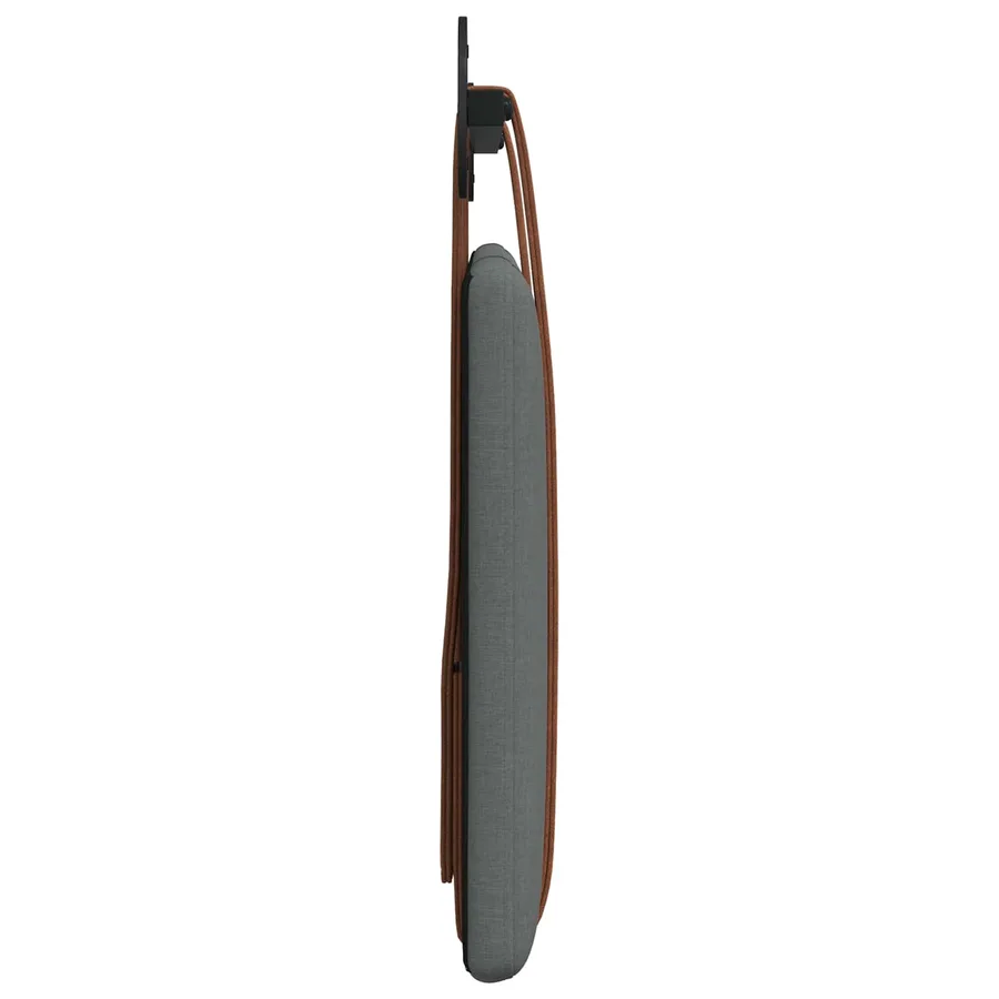 Tête de lit suspendue Gris foncé PU antique - 6