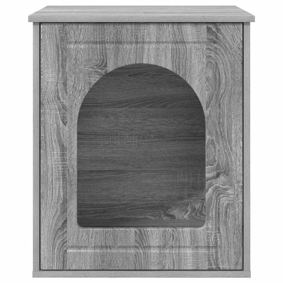 Maison pour chat Gris Sonoma 53 x 52 x 62 cm Bois d'ingénierie - 6