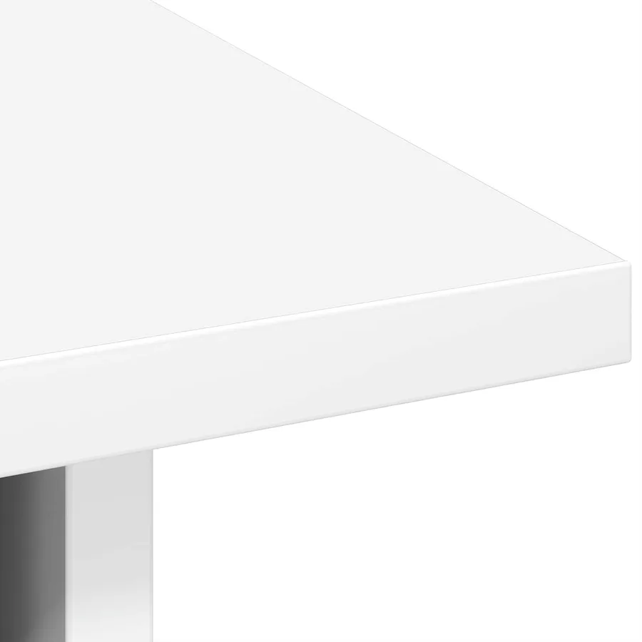 Table de chevet Blanc 41 x 40 x 45 cm Bois d'ingénierie - 9