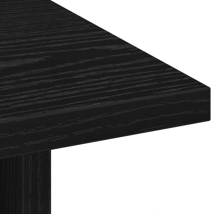Table de chevet Chêne noir 41 x 40 x 45 cm Bois d'ingénierie - 9