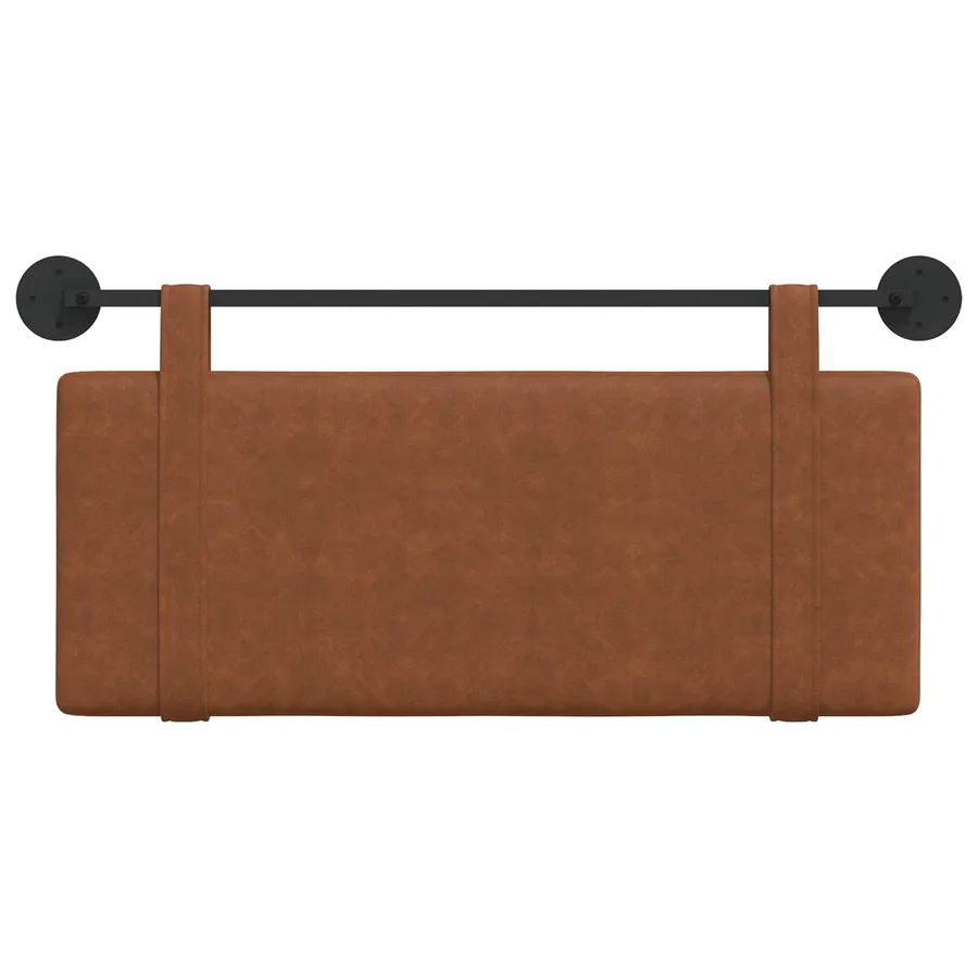Tête de lit suspendue Marron PU antique - 5