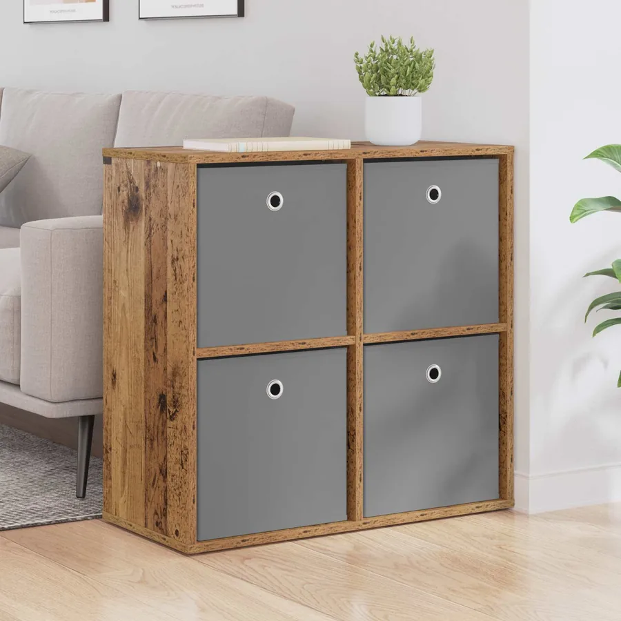 Buffet avec tiroir Bois ancien 68,5 x 32 x 67 cm