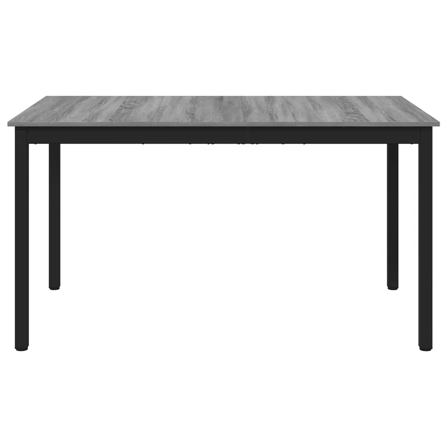 Table de salle à manger / Table de repas 140 x 80 x 75 cm MÉTAL - 5