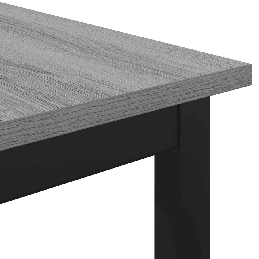 Table de salle à manger / Table de repas 140 x 80 x 75 cm MÉTAL - 7