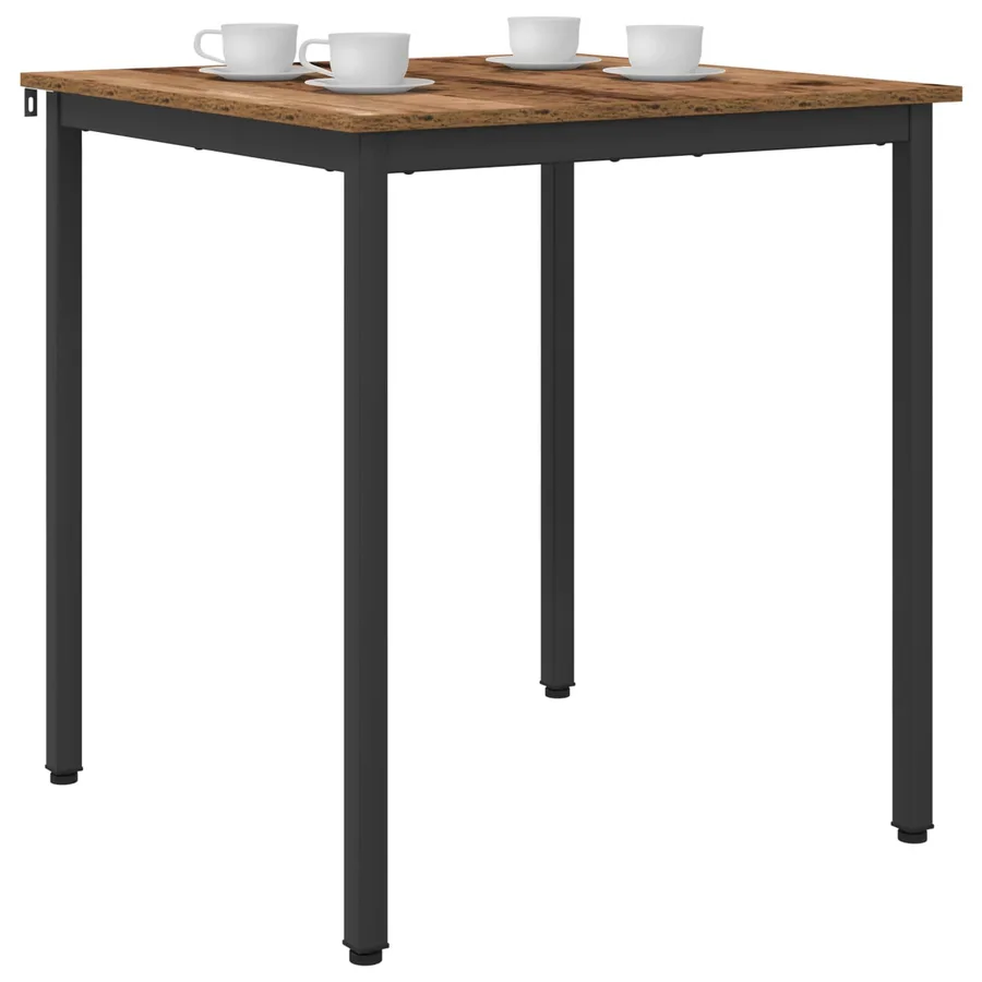 Table de salle à manger / Table de repas 70 x 70 x 75 cm MÉTAL - 3