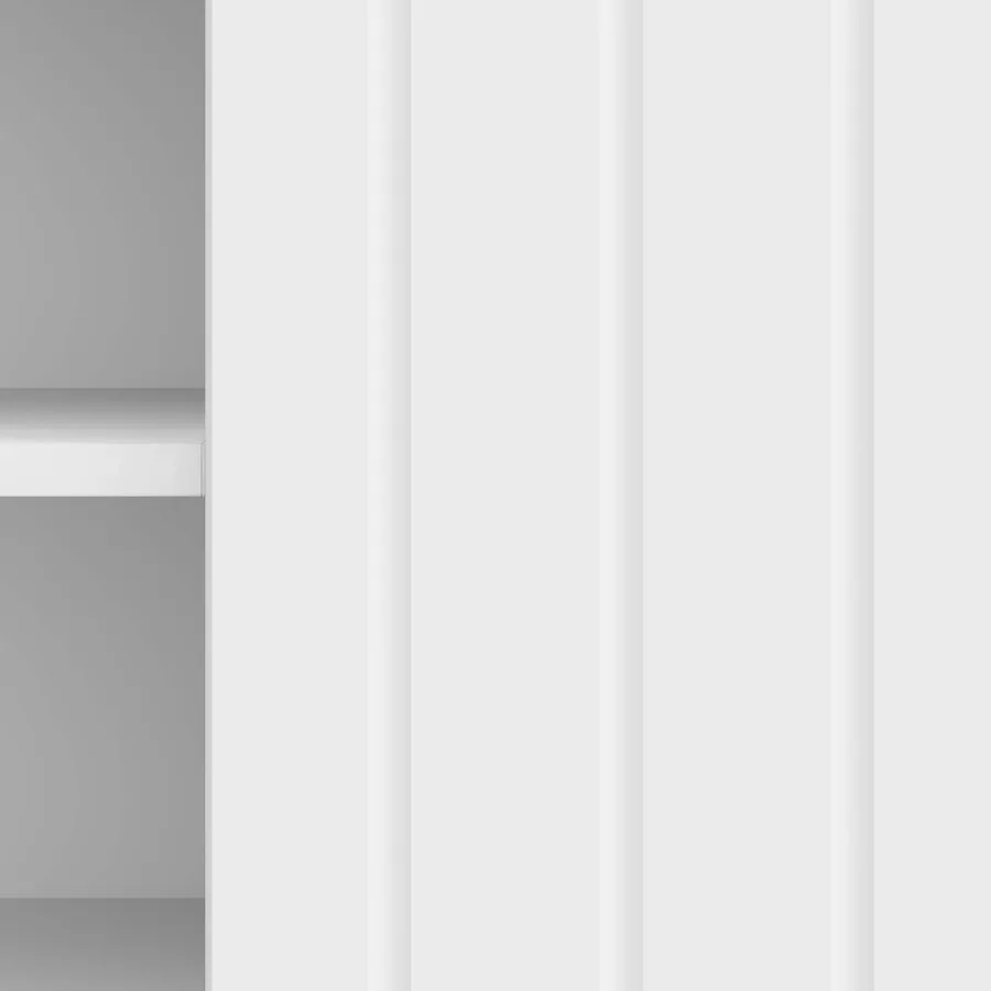 Meuble TV Blanc brillant 150 x 31 x 52 cm Bois d'ingénierie - 8