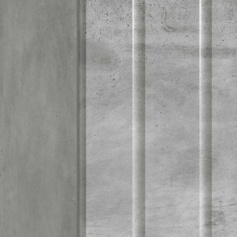 Cabinet de chevet 2 pcs Gris béton 43 x 34,5 x 52 cm - 8