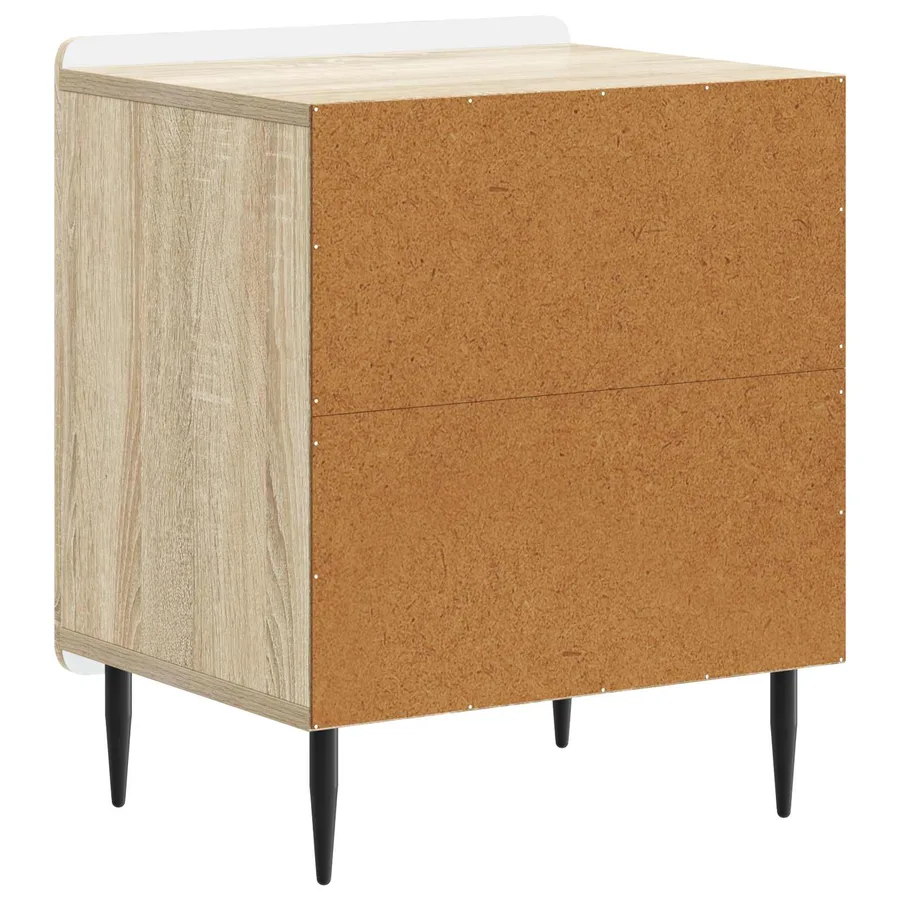 Cabinet de chevet 2 pcs Chêne Sonoma 43 x 34,5 x 52 cm - 9