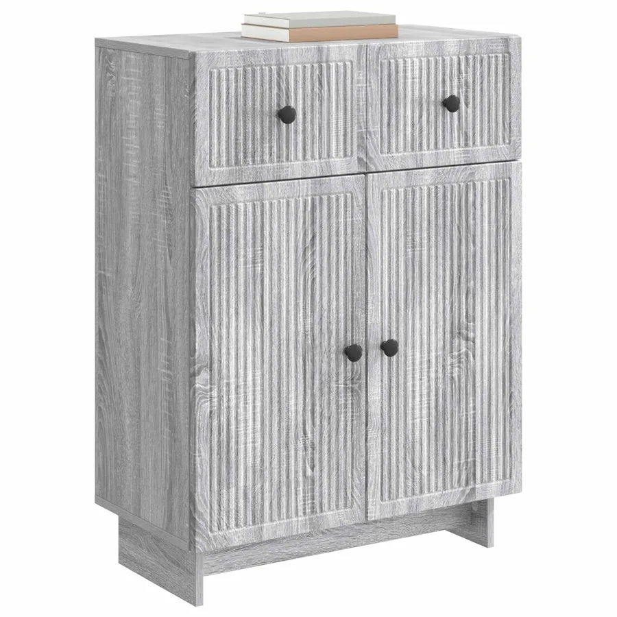 Buffet Sonoma gris 66 x 34,5 x 90 cm Bois d'ingénierie - 3