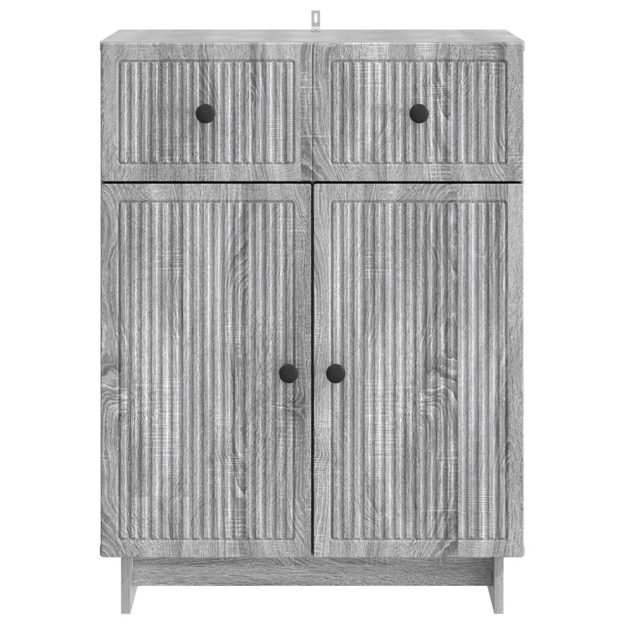 Buffet Sonoma gris 66 x 34,5 x 90 cm Bois d'ingénierie - 6