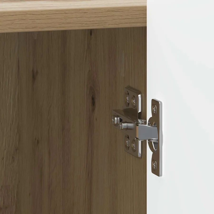 Cabinet de chevet 2 pc Chêne artisanal 43 x 34,5 x 52 cm - 10