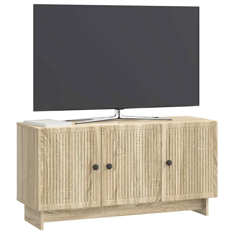 Meuble TV Chêne Sonoma 99 x 34,5 x 50 cm Bois d'ingénierie - 3