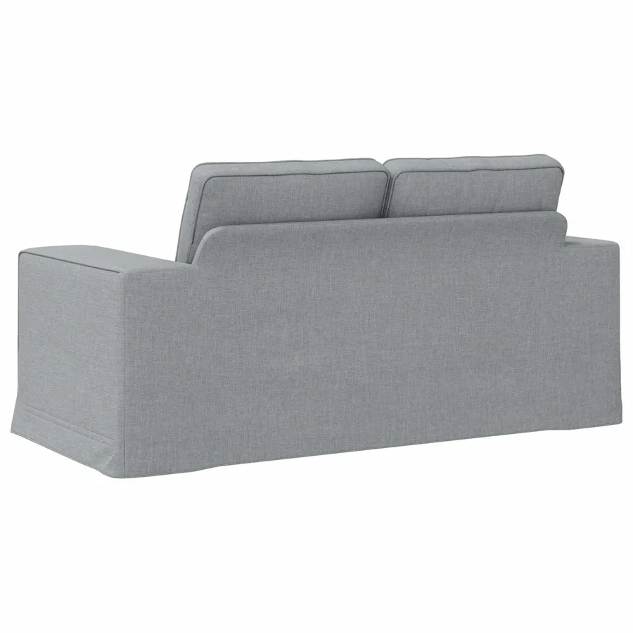 Canapé Gris clair 162 x 80 x 82 cm tissu - 6