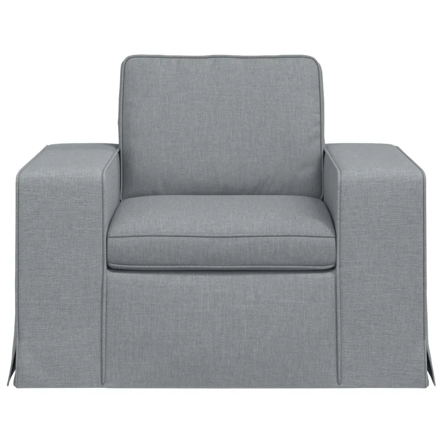 Canapé Gris clair 103 x 80 x 82 cm tissu - 4