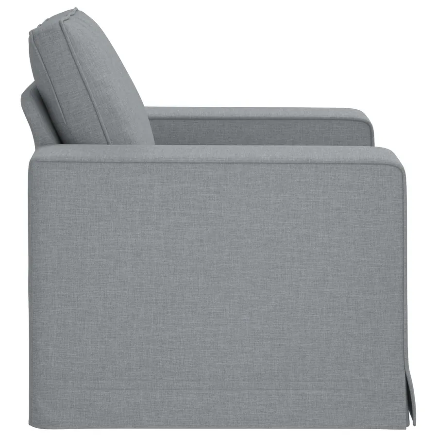 Canapé Gris clair 103 x 80 x 82 cm tissu - 5