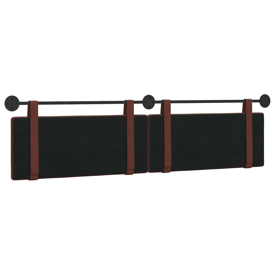 Tête de lit suspendue Brun Brillant PU antique - 7