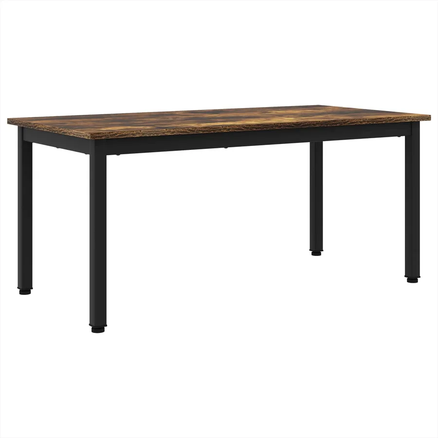 Table basse Chêne Fumé 100 x 50 x 45 cm Bois d'ingénierie - 2