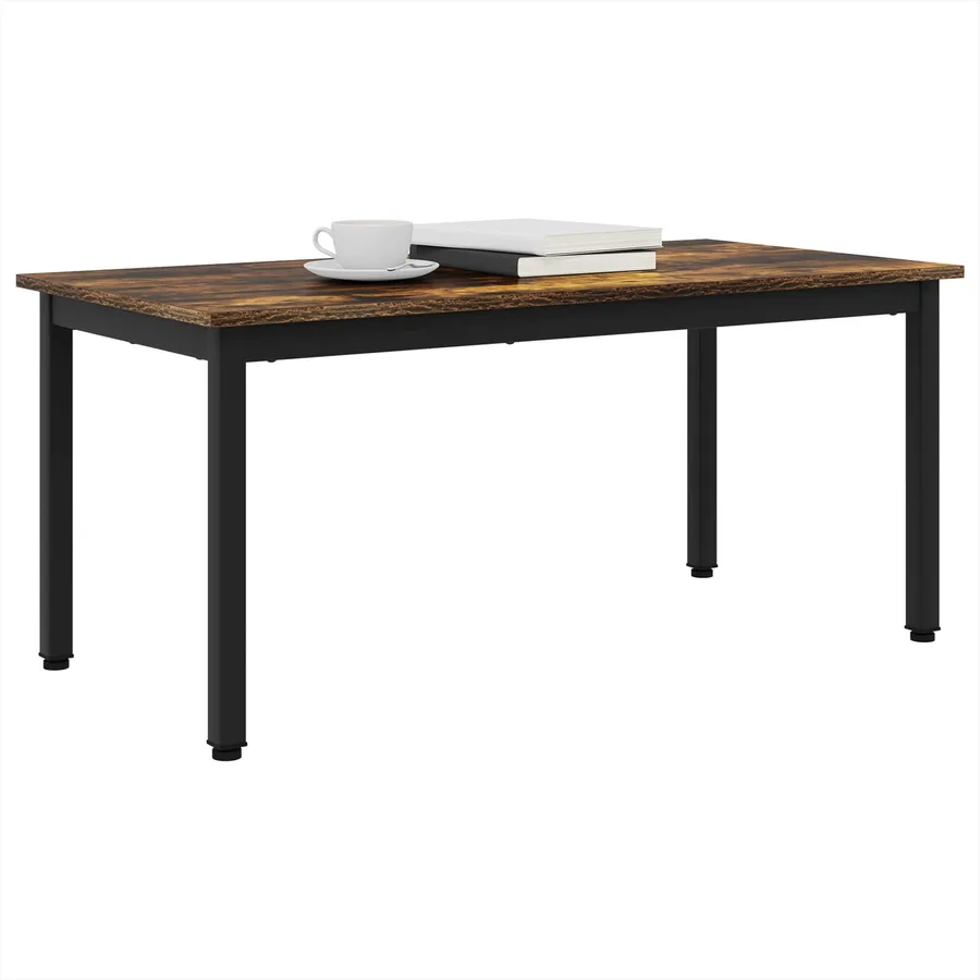 Table basse Chêne Fumé 100 x 50 x 45 cm Bois d'ingénierie - 3