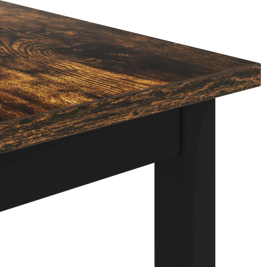 Table basse Chêne Fumé 100 x 50 x 45 cm Bois d'ingénierie - 7