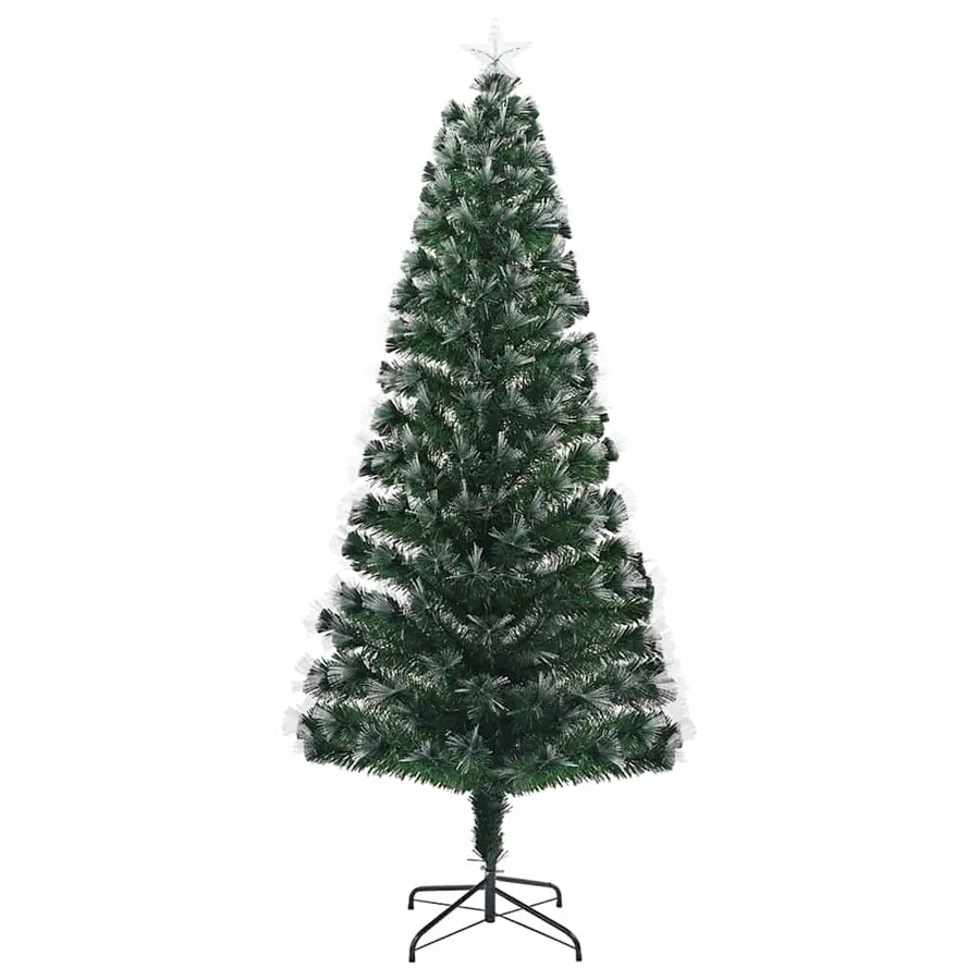Sapin de Noël artificiel avec 250 LED Vert 210 cm PVC - 3