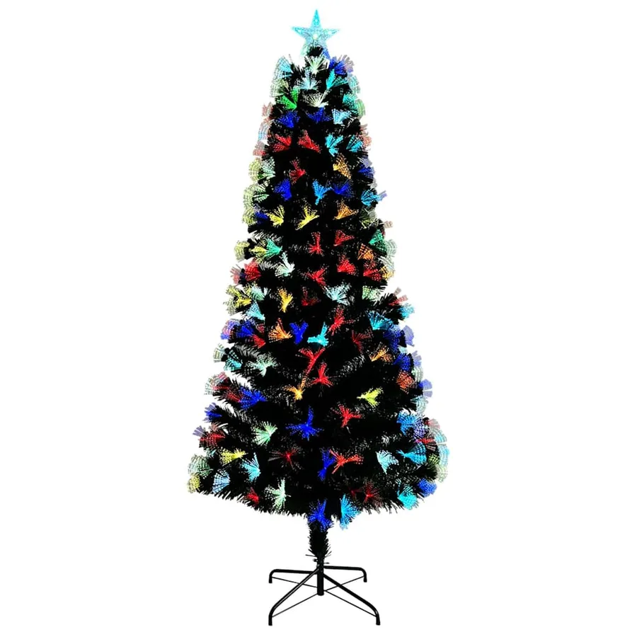 Sapin de Noël artificiel avec 250 LED Vert 210 cm PVC - 4