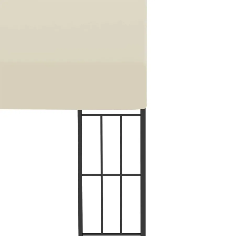 Belvédère mural 3x4 m Crème Tissu - 5