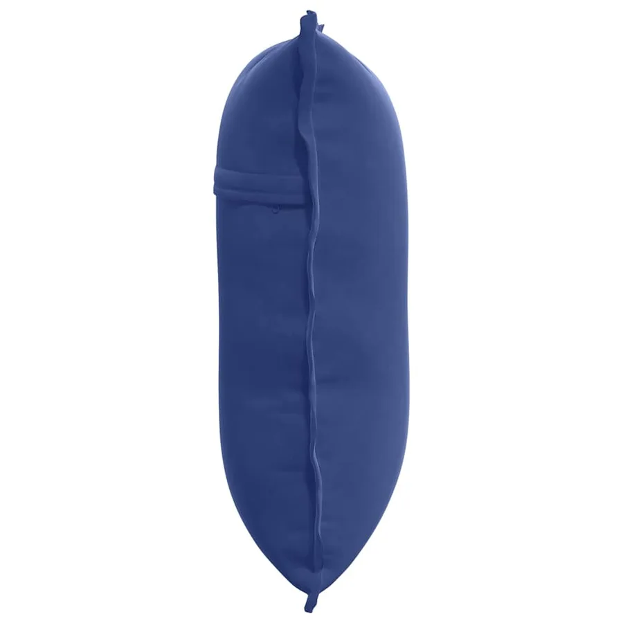 Coussin de Dos Bleu police 60 x 50 cm Tissu en velours côtelé - 6