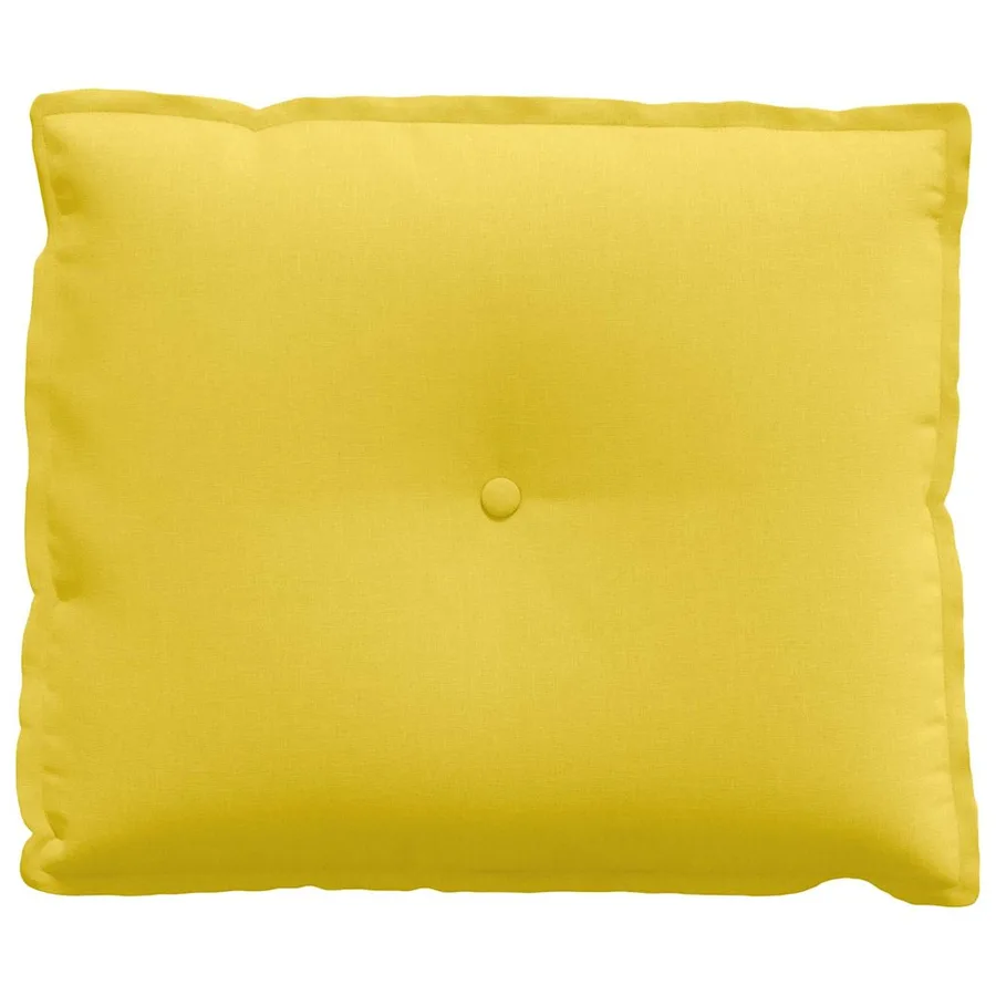Coussin de Dos Jaune clair 60 x 19 x 50 cm tissu - 5