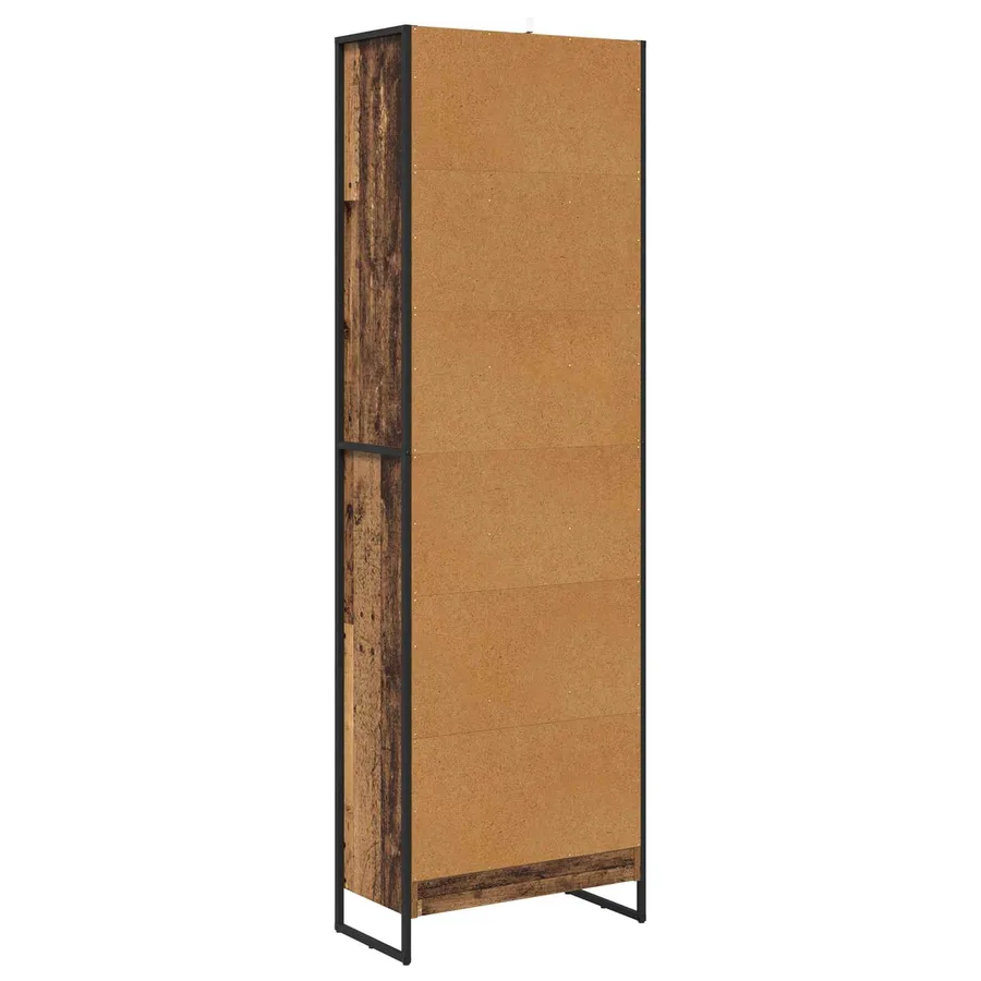 Bibliothèque 60 x 30 x 189,5 cm Bois d'ingénierie Bois Ancien - 7