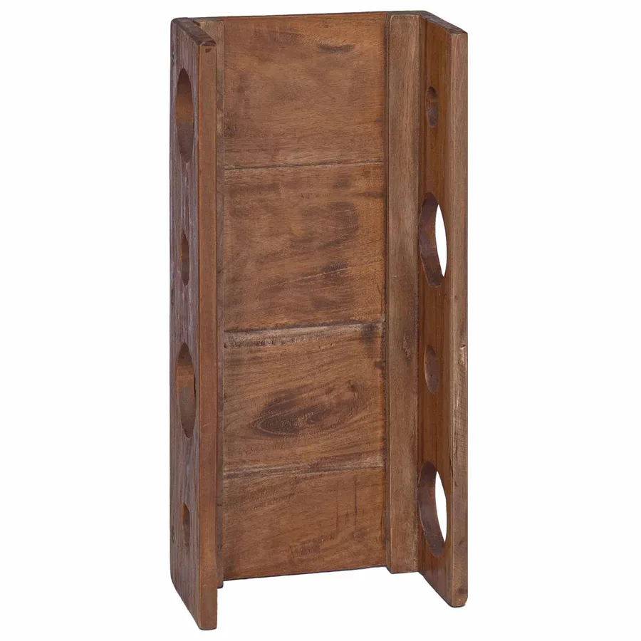 Étagère Marron 24 x 13 x 54 cm Bois de Mahogany Massif - 5