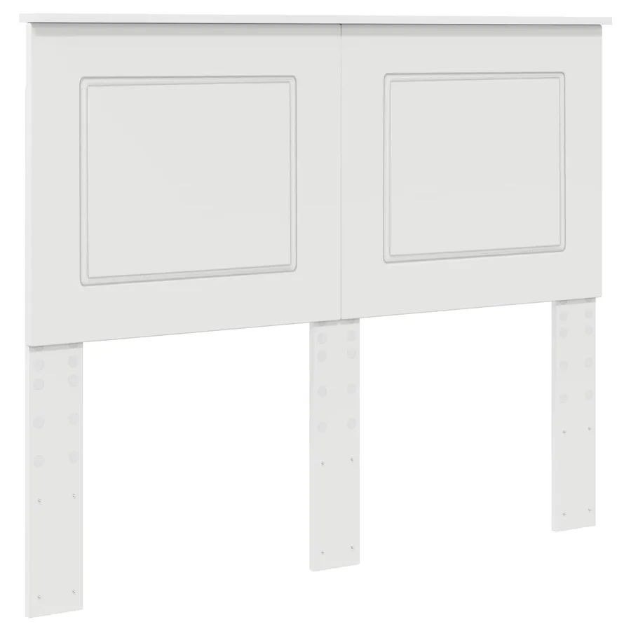 Tête de lit Blanc 100 cm Bois d’ingénierie - 2