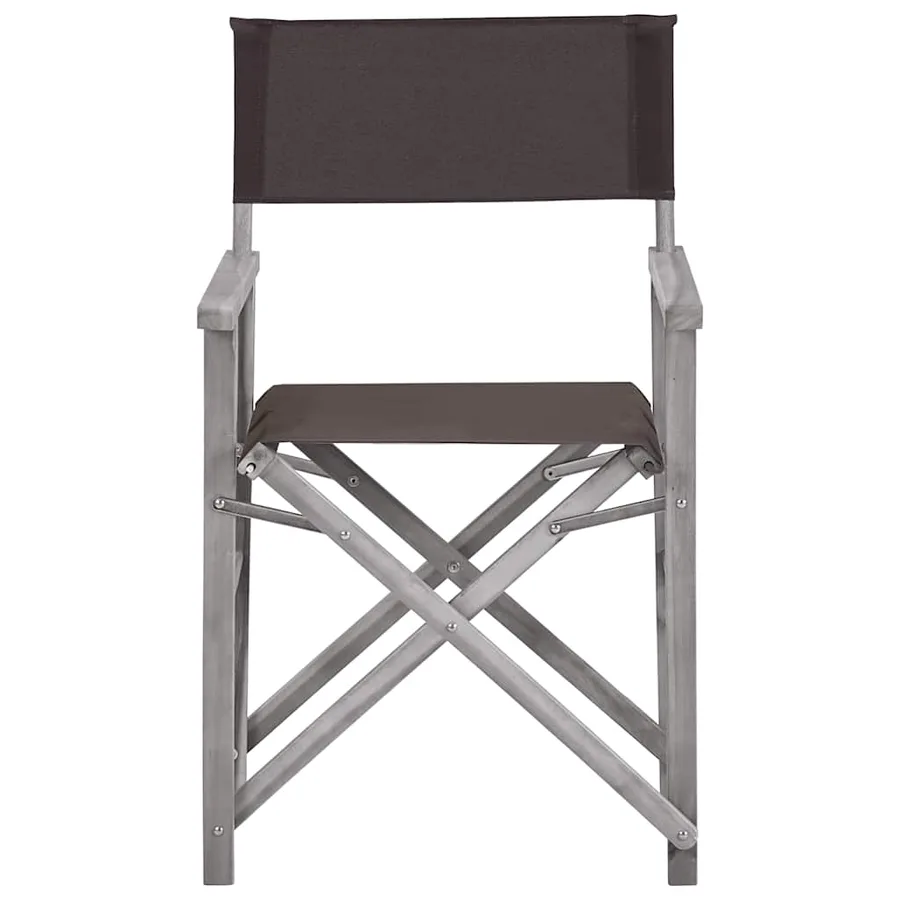 Chaises de metteur en scène lot de 2 Bois massif d'acacia - 3