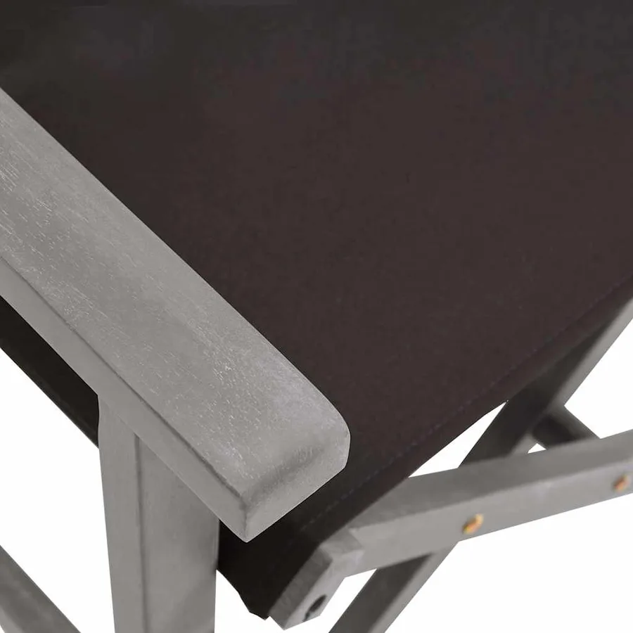 Chaises de metteur en scène lot de 2 Bois massif d'acacia - 7